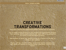 Tablet Screenshot of creativetransform.com